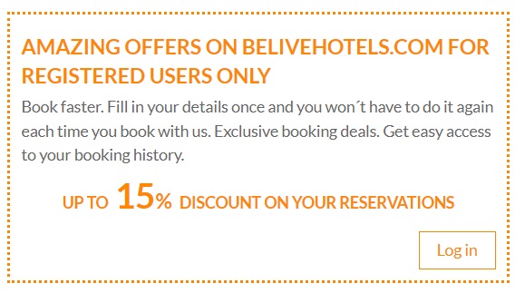 BeLiveHotels.com קוד קידום מכירות