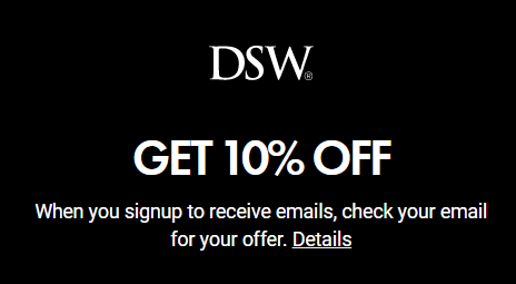 DSW קוד קידום מכירות