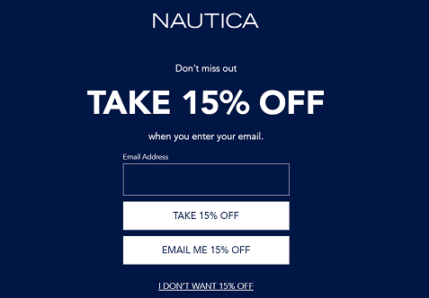 Nautica קוד קידום מכירות