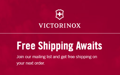 Victorinox קוד קידום מכירות