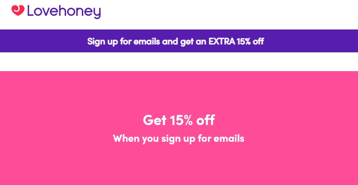 lovehoney.com  קוּפּוֹן